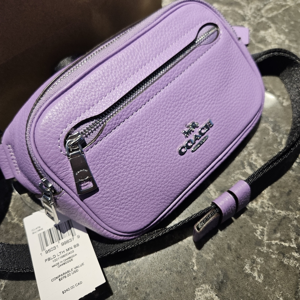 BNWT Coach Belt Bag / Crossbody